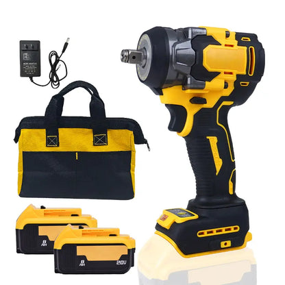 Suitable for 20V Batteries, Cordless 450N High-Torque Impact Wrench. 3000 RPM, Brushless Motor, 450 Lb., Tool Only, Battery Not Included. Suitable for Heavy Machinery and Automotive Repair.