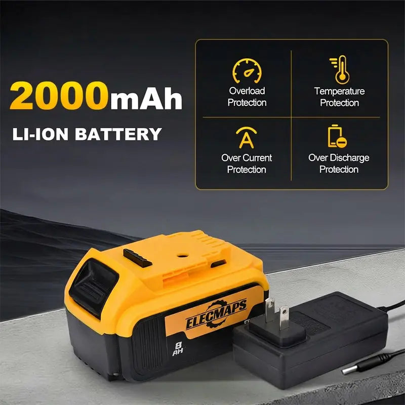 Suitable for 20V Batteries, Cordless 450N High-Torque Impact Wrench. 3000 RPM, Brushless Motor, 450 Lb., Tool Only, Battery Not Included. Suitable for Heavy Machinery and Automotive Repair.