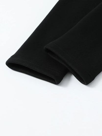 Women'S Solid High Waist Thermal Lined Leggings, Winter Warm Tight Leggings for Outdoor Wear, Summer Outfits 2024, Yoga Pants for Daily Wear, High Stretch Leggings, Yoga Activewear